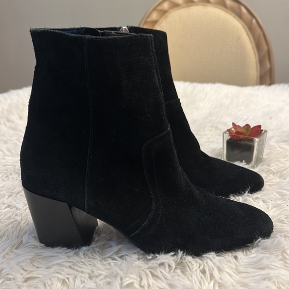 NEW $150 Blondo x Zappos Sadie Black Suede waterproof ankle boot women size 11 - Picture 5 of 6
